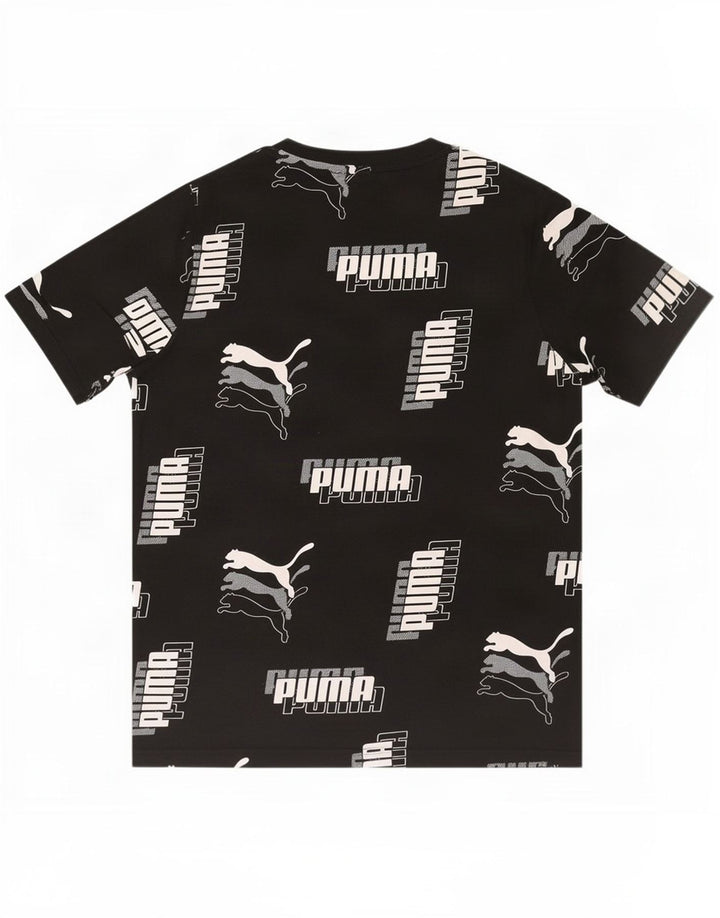 Puma Mens Graphic T-Shirt Top Small Black