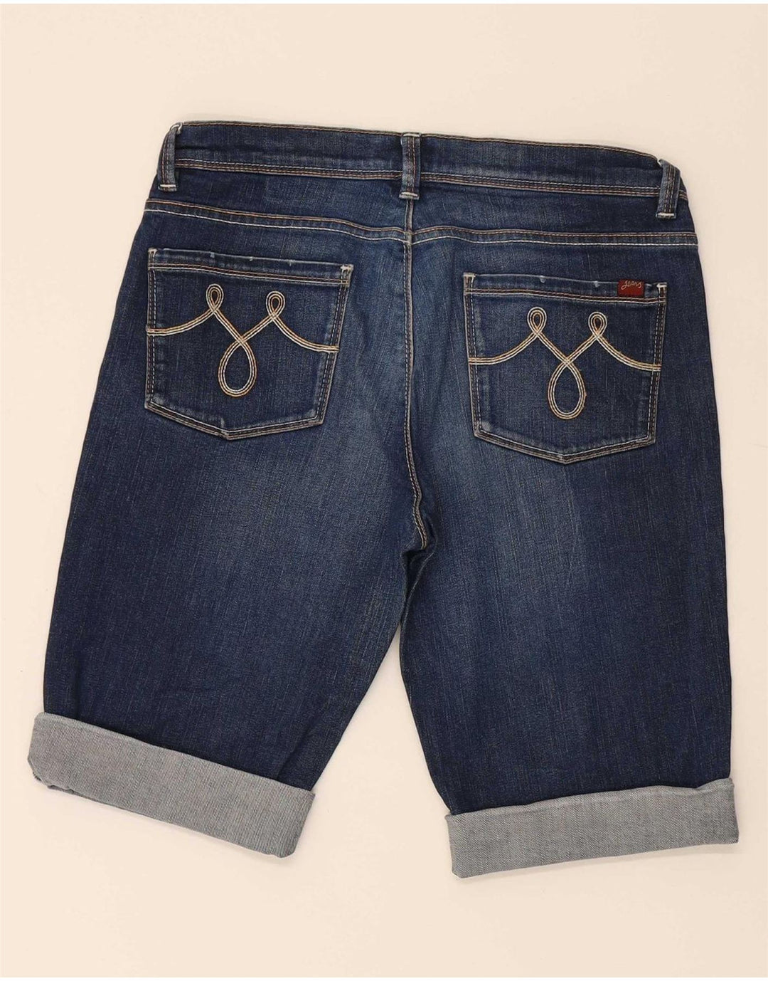 OASIS Womens Denim Shorts UK 12 Medium W30  Blue