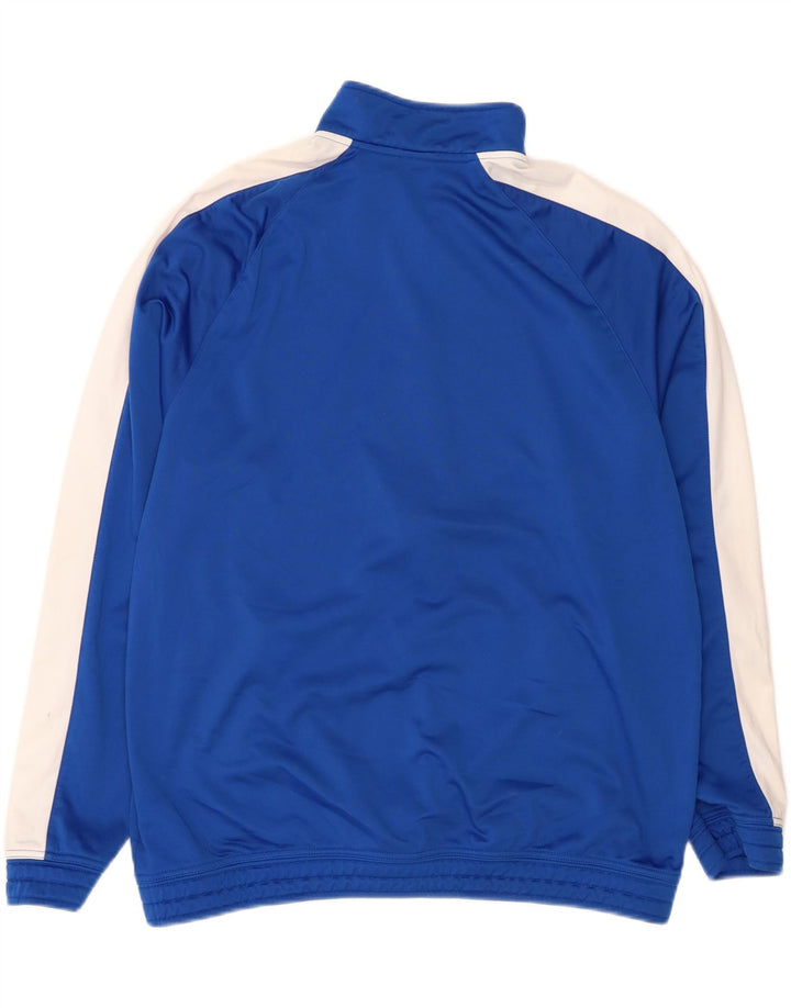 STARTER Mens Tracksuit Top Jacket UK 42/44 Large Blue Colourblock Vintage Starter and Second-Hand Starter from Messina Hembry 