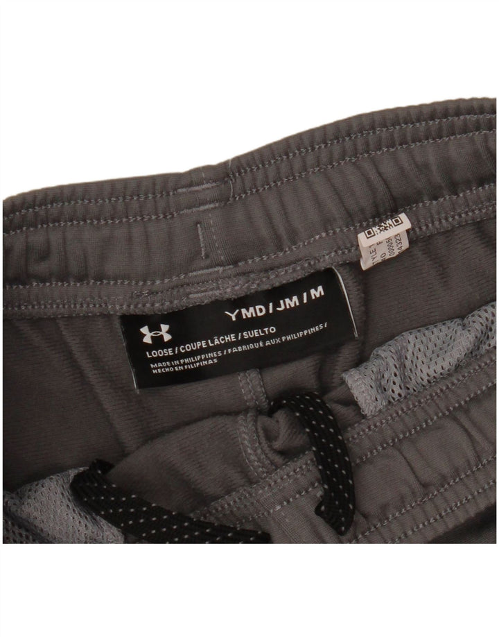 UNDER ARMOUR Girls Tracksuit Trousers 9-10 Years Medium  Grey Colourblock