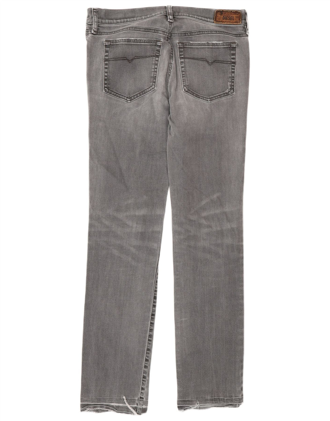 Diesel Womens Regular Slim Straight Jeans W31 L32 Grey Cotton