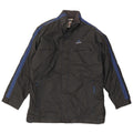 Adidas Boys Windbreaker Jacket 15-16 Years Black Colourblock Polyester