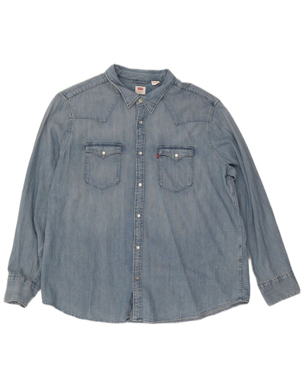 Levi's Mens Standard Denim Shirt 2XL Blue
