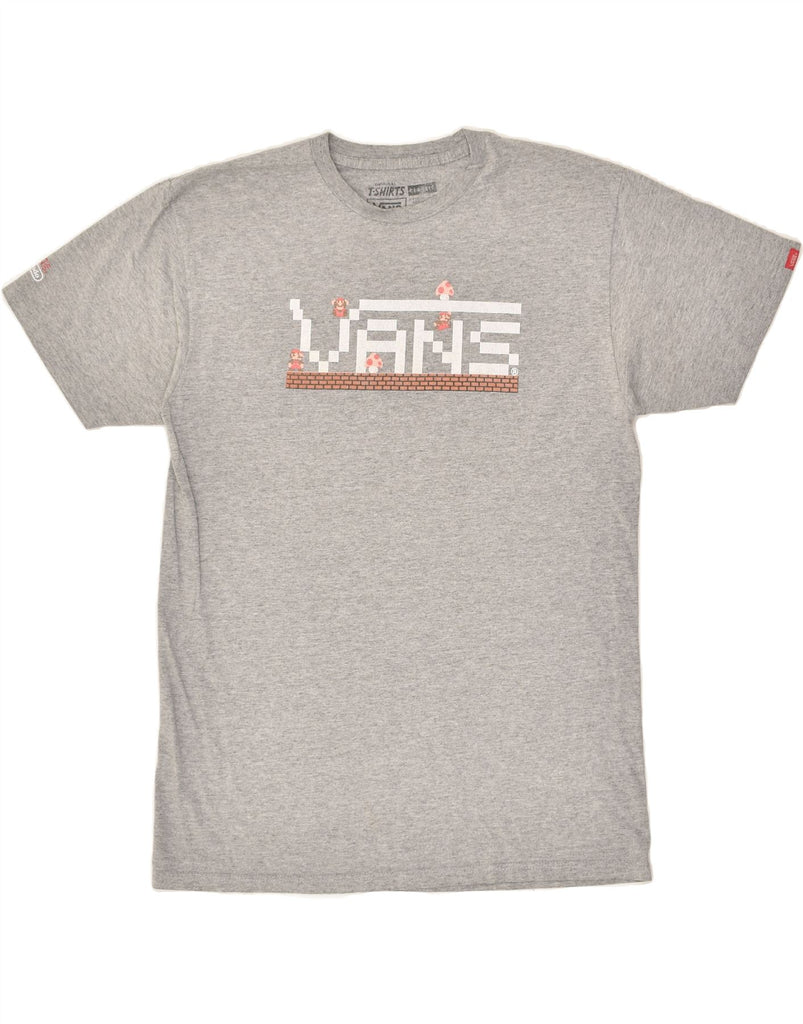 VANS Mens Classic Graphic T-Shirt Top Medium Grey Cotton | Vintage Vans | Thrift | Second-Hand Vans | Used Clothing | Messina Hembry 