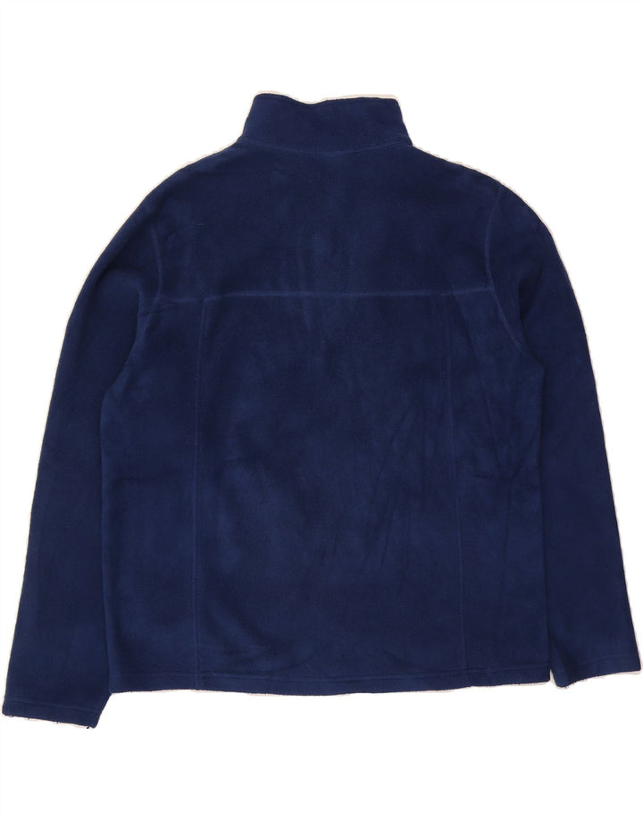 L.L.BEAN Mens Fleece Jacket UK 40 Large Navy Blue Polyester Vintage L.L.Bean and Second-Hand L.L.Bean from Messina Hembry 