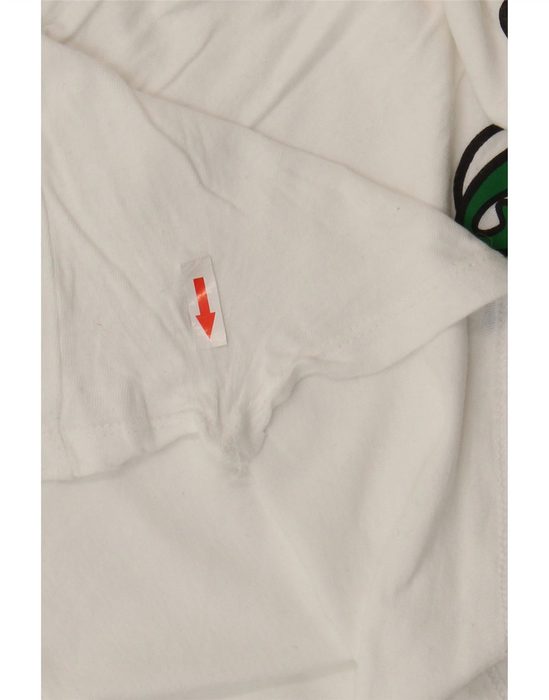 Puma Womens Graphic T-Shirt Top UK 16 Large White Cotton