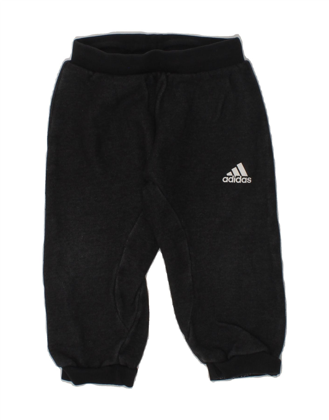 ADIDAS Baby Boys Joggers Trousers 9-12 Months Grey Cotton | Vintage Adidas | Thrift | Second-Hand Adidas | Used Clothing | Messina Hembry 