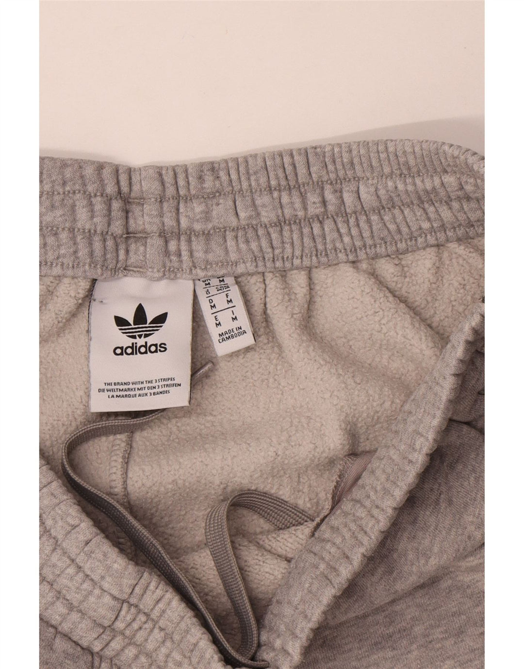 Adidas Mens Sport Shorts Medium Grey Flecked Cotton