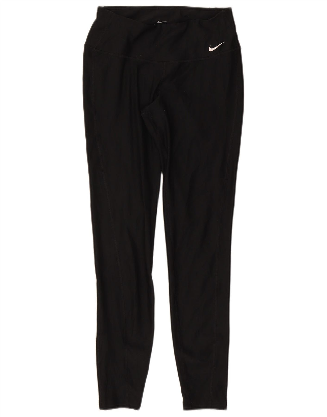 Nike Womens Dri Fit Leggings UK 6 XS Black Polyester