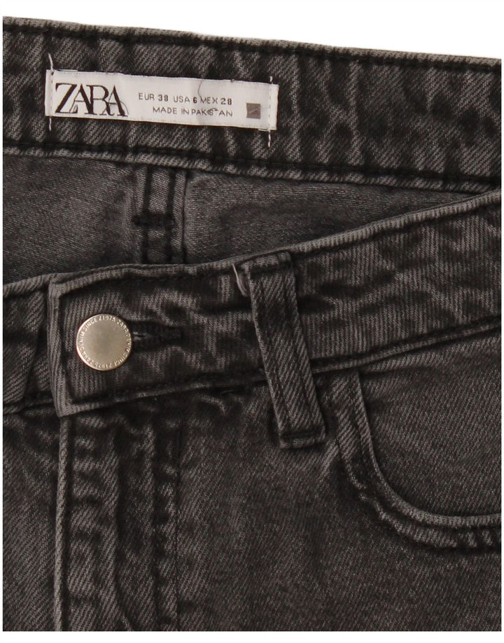 Zara Womens Tapered Jeans EU 38 Small W28 L27 Black