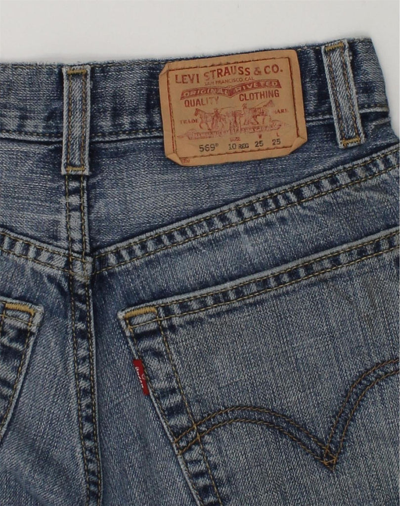 LEVI'S Boys 569 Loose Fit Straight Jeans 9-10 Years W25 L25  Blue Cotton | Vintage Levi's | Thrift | Second-Hand Levi's | Used Clothing | Messina Hembry 