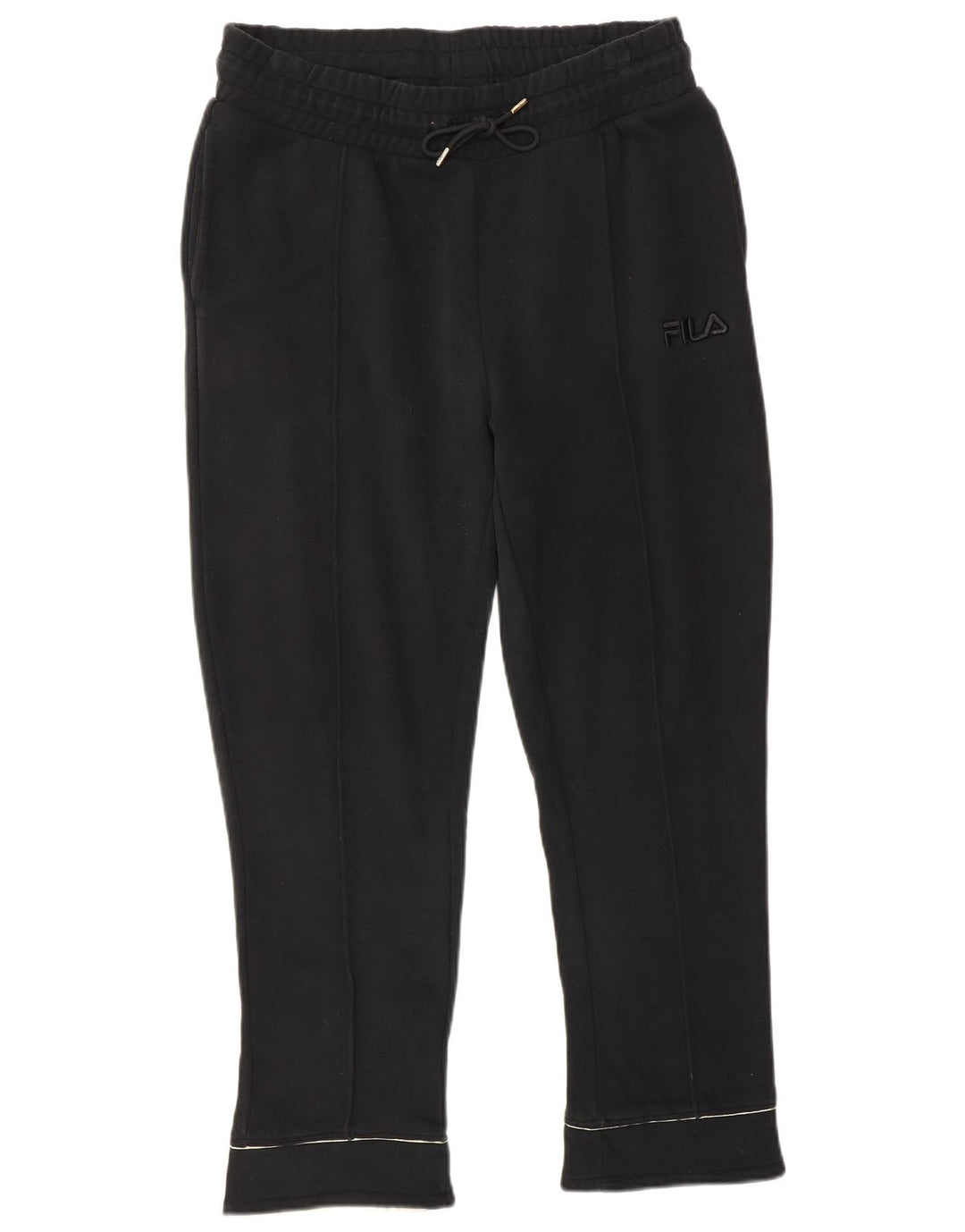Fila Womens Tracksuit Trousers Joggers UK 14 Large Black