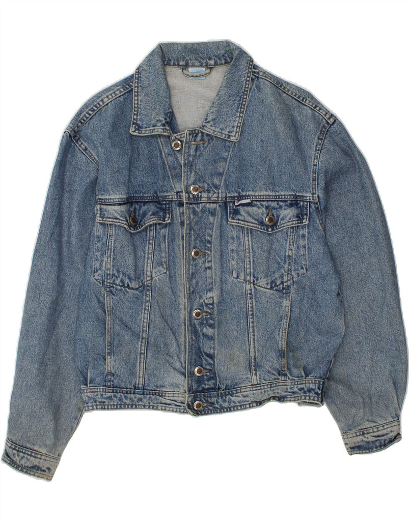 PIONEER Mens Denim Jacket UK 36 Small Blue Cotton Vintage Pioneer and Second-Hand Pioneer from Messina Hembry 