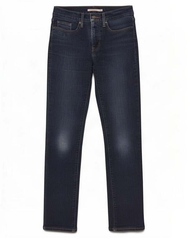 Levi's Womens 312 Shaping Slim Jeans W27 L32 Navy Blue Cotton