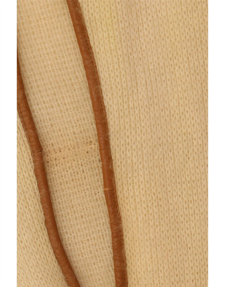 Beltrami Mens Cardigan Sweater Medium Off White Mohair