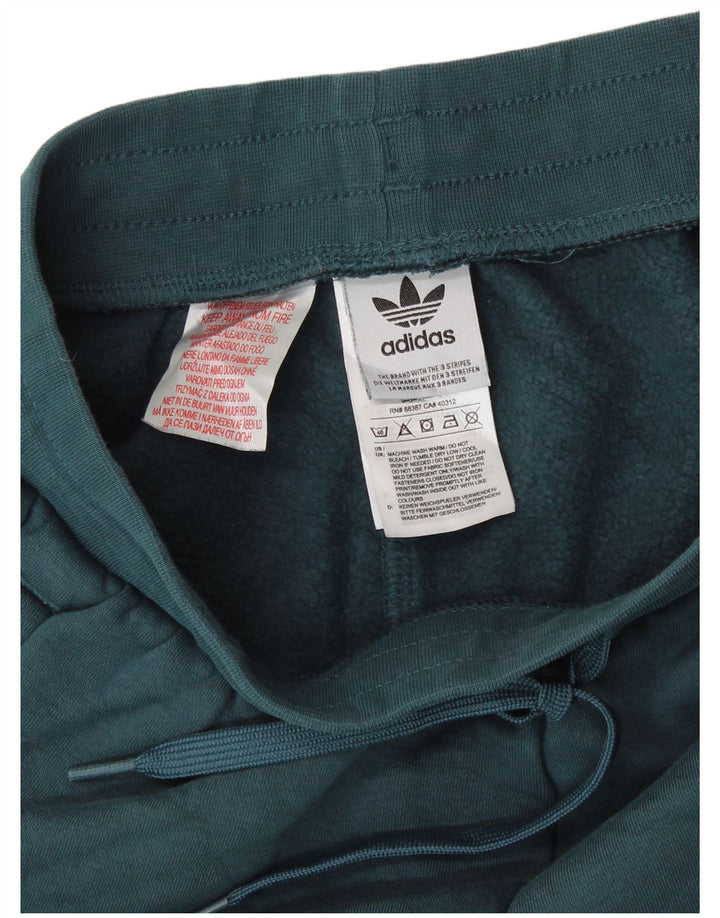 ADIDAS Womens Tracksuit Trousers Joggers UK 6 XS  Green