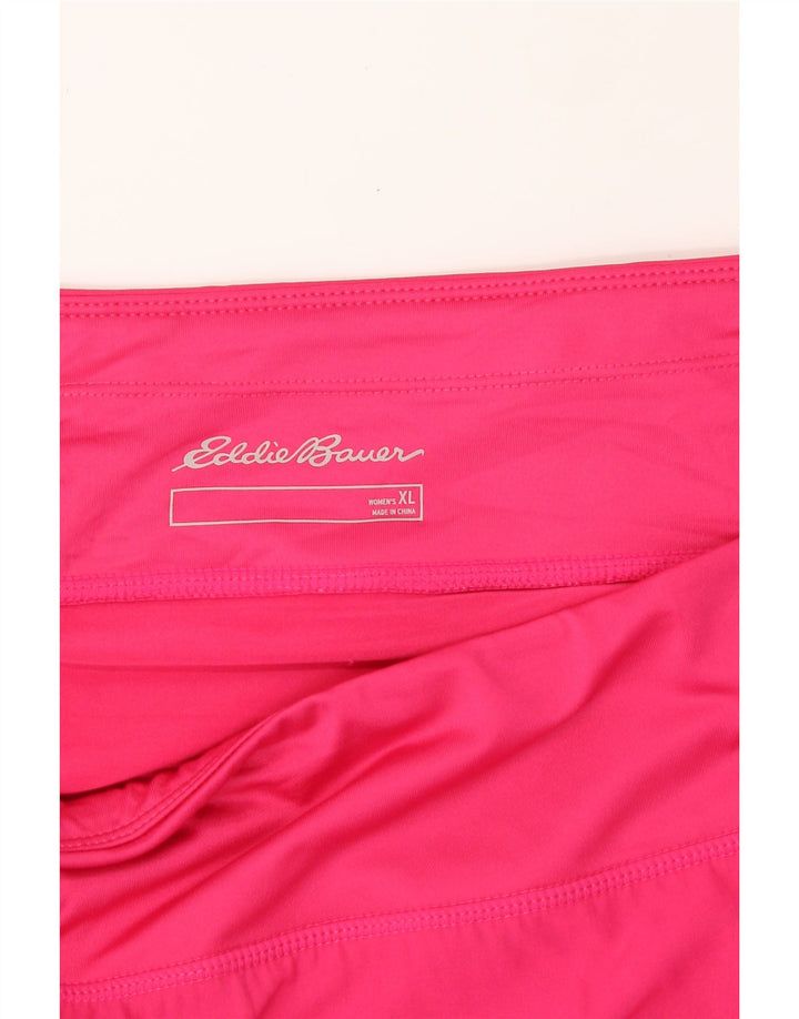 EDDIE BAUER Womens Sport Shorts UK 18 XL  Pink Polyester Vintage Eddie Bauer and Second-Hand Eddie Bauer from Messina Hembry 