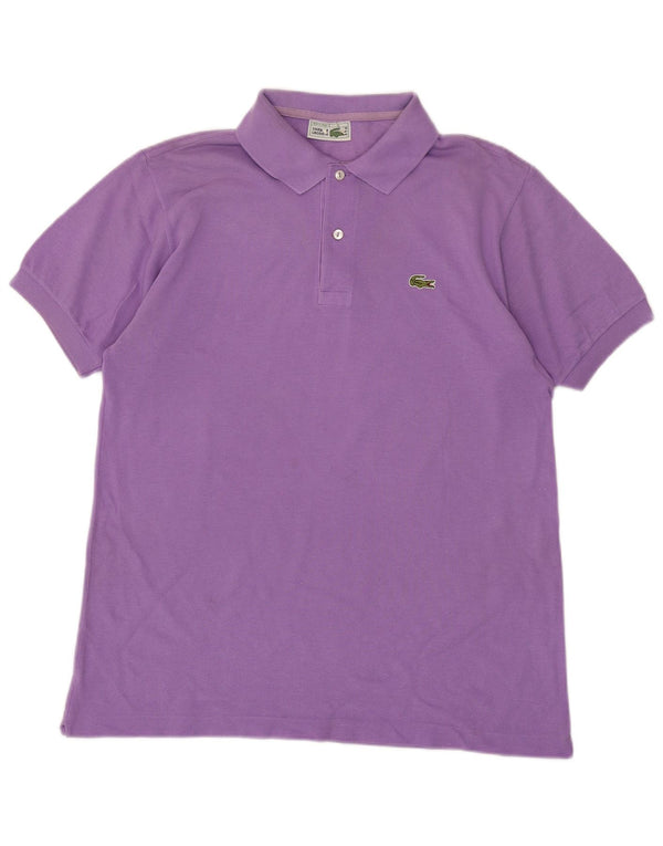 Lacoste Mens Polo Shirt Size 5 Large Purple Cotton