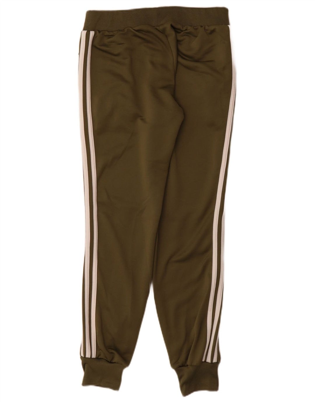 Adidas Womens Tracksuit Trousers Joggers UK 10 Small Green Polyester