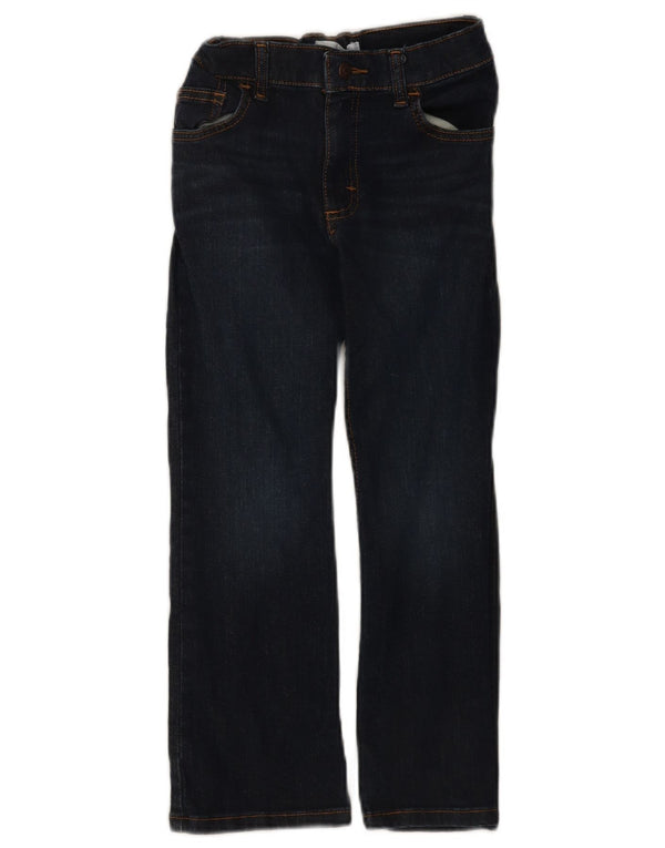 Wrangler Boys Regular Fit Bootcut Jeans 6-7 Years W24 L21 Navy Blue Cotton