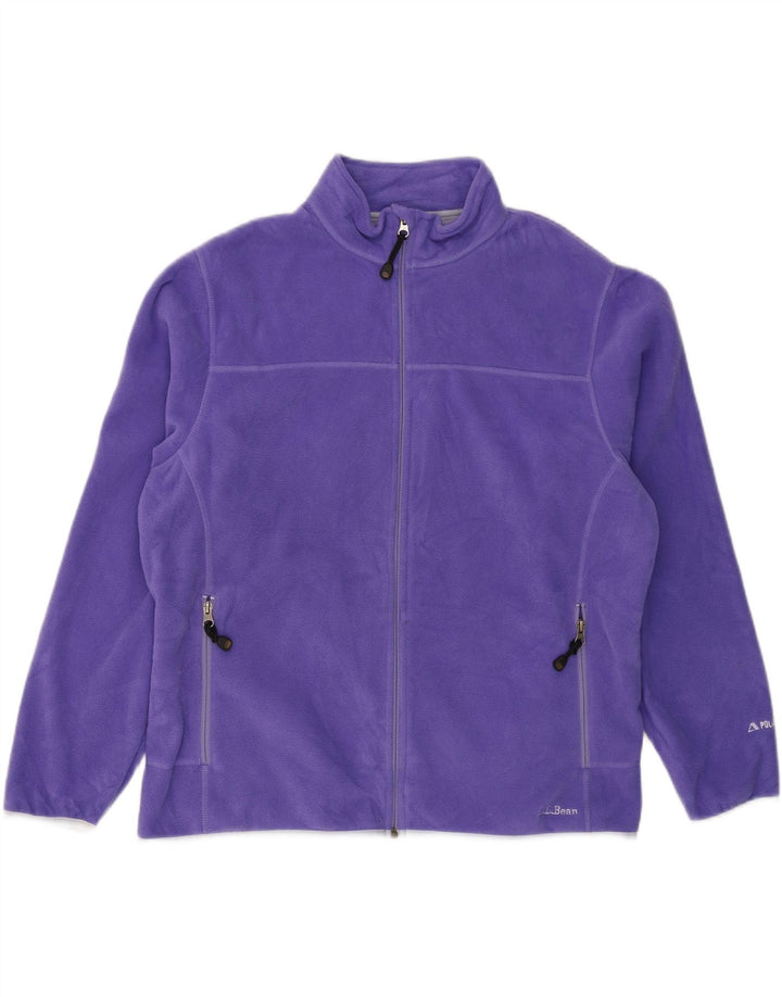 L.L.BEAN Womens Polartec Fleece Jacket UK 18 XL Purple Polyester Vintage L.L.Bean and Second-Hand L.L.Bean from Messina Hembry 