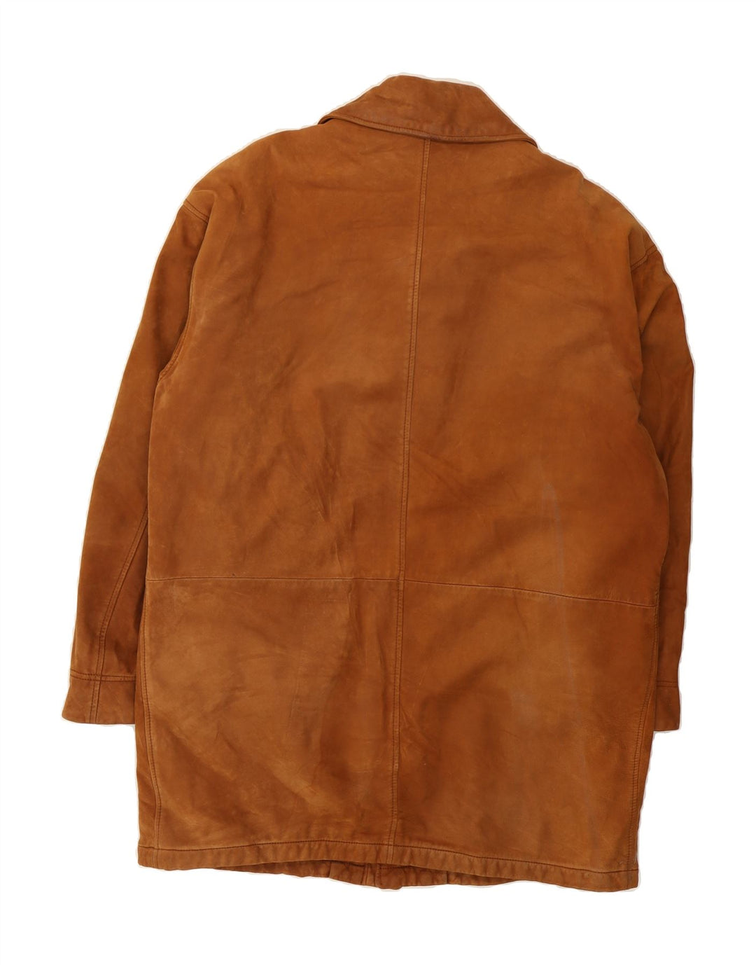 BELFE & BELFE Mens Leather Coat UK 42 XL Brown Vintage Belfe & Belfe and Second-Hand Belfe & Belfe from Messina Hembry 