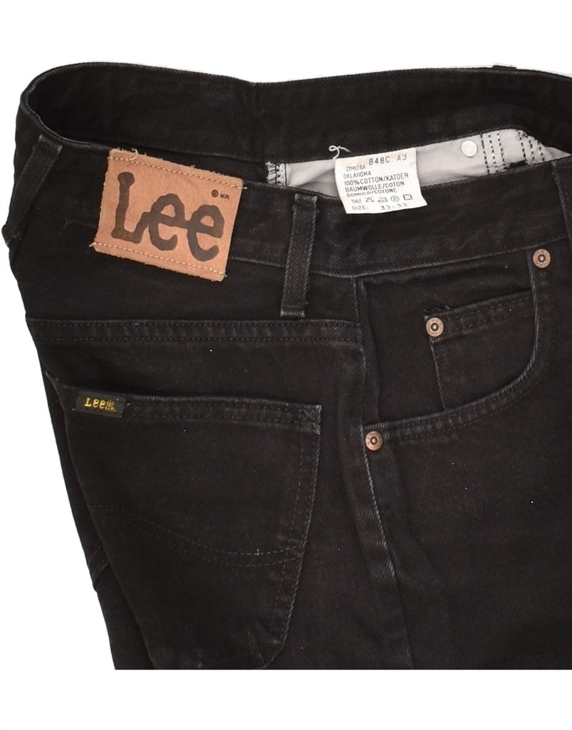 LEE Mens Slim Jeans W33 L28 Black Cotton | Vintage Lee | Thrift | Second-Hand Lee | Used Clothing | Messina Hembry 