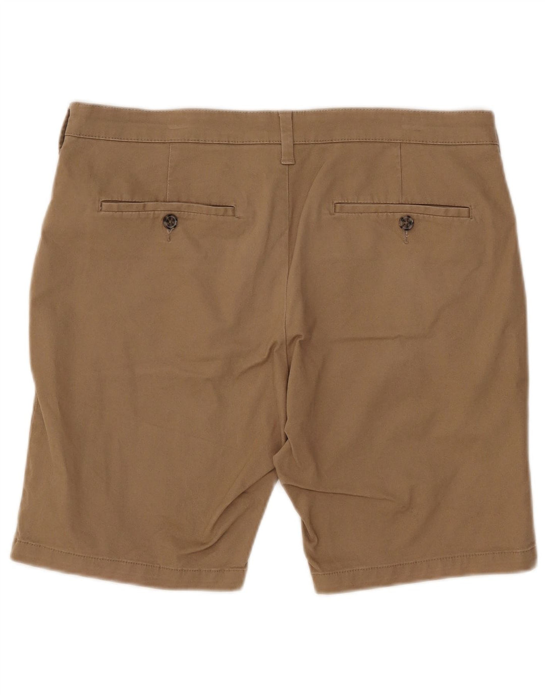 Marks & Spencer Mens Chino Shorts W34 Large Beige Cotton