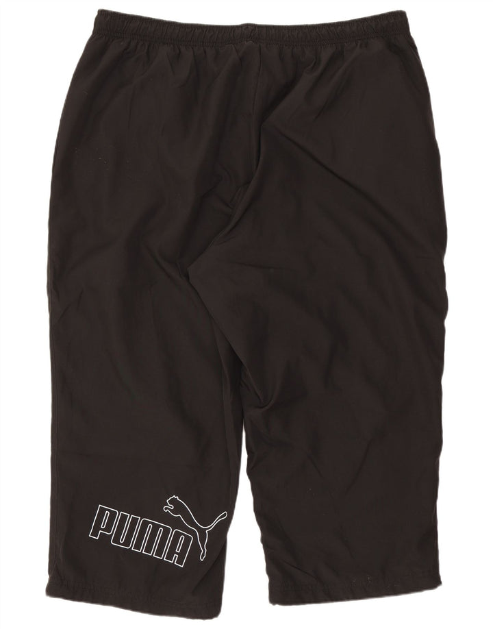 Puma Mens Graphic Bermuda Sport Shorts 2XL Black