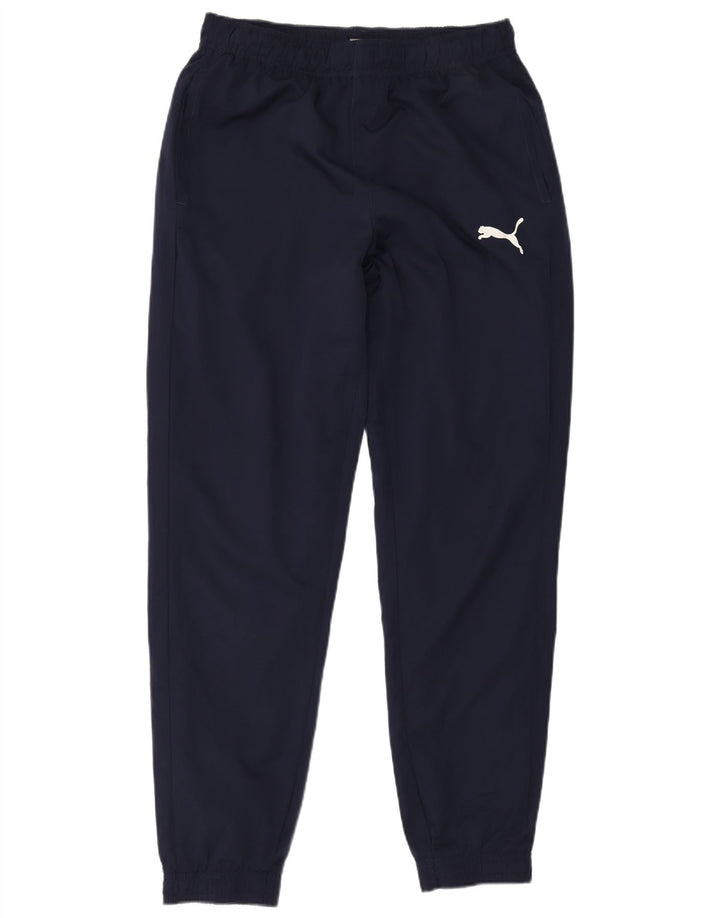 Puma Mens Tracksuit Trousers Joggers Medium Navy Blue