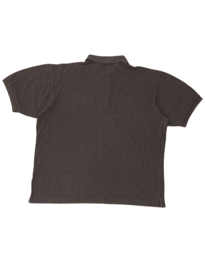 Sergio Tacchini Mens Polo Shirt Large Grey Cotton