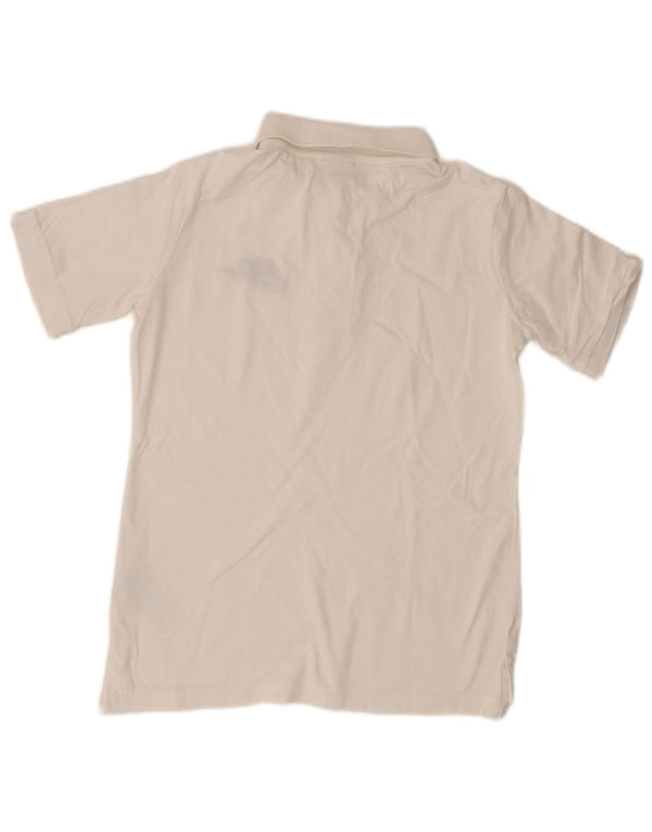 Nike Boys Polo Shirt 12-13 Years Large White Cotton