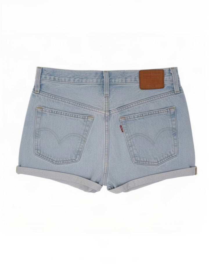 Levi's Womens Distressed Denim Shorts Small W27 Blue Cotton