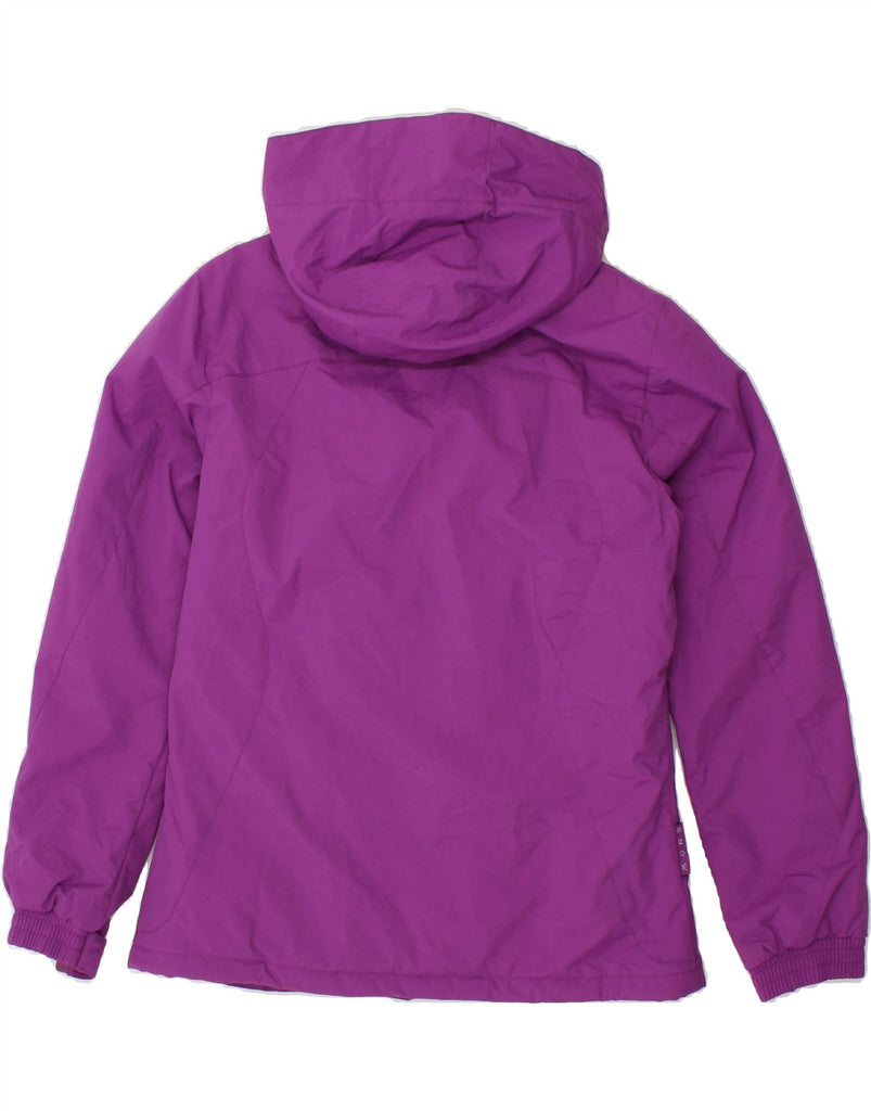 MOUNTAIN WAREHOUSE Womens Hooded Windbreaker Jacket UK 8 Small Purple Vintage Mountain Warehouse and Second-Hand Mountain Warehouse from Messina Hembry 