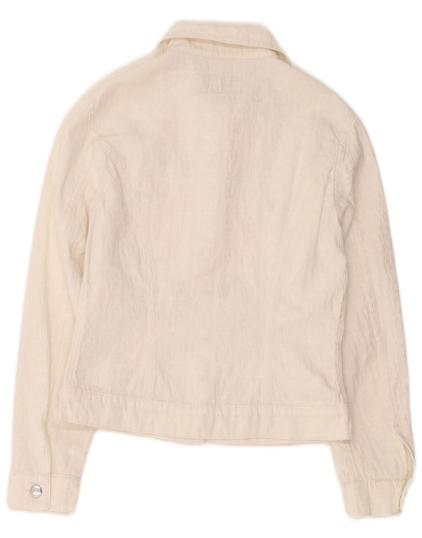Charro Girls Utility Jacket 10-11 Years Medium White Polyester