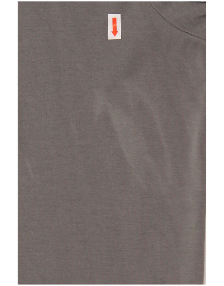 MICHAEL KORS Mens Polo Shirt Large Grey Cotton