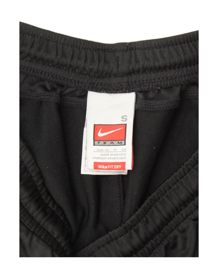 NIKE Womens Sport Shorts US 4/6 Small  Black Polyester Vintage Nike and Second-Hand Nike from Messina Hembry 