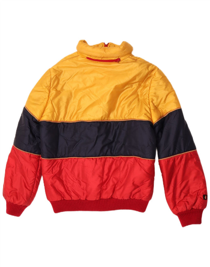 Ellesse Mens Hooded Padded Jacket IT 50 Large Multicoloured Colourblock
