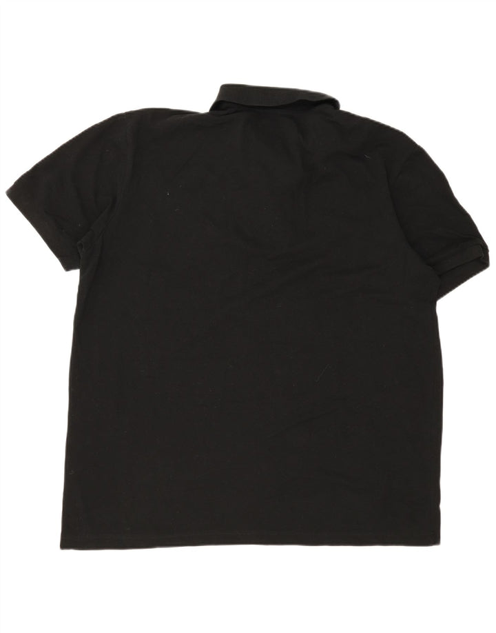 Kappa Mens Polo Shirt 3XL Black Cotton