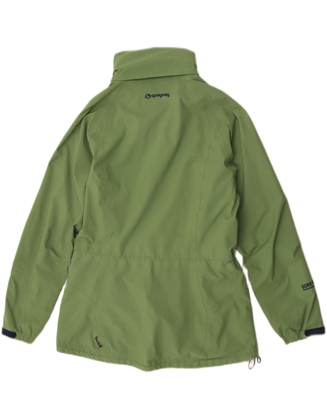 Sprayway Womens Rain Jacket UK 12 Medium Green Polyester