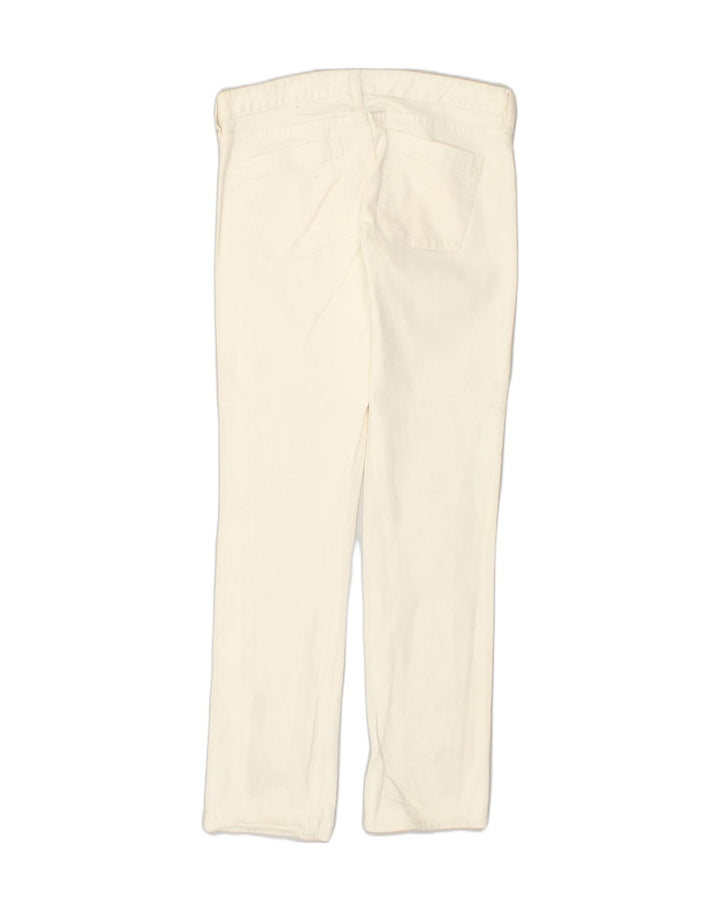 J. CREW Womens Matchsticks Straight Jeans W30 L30  White Cotton | Vintage J. Crew | Thrift | Second-Hand J. Crew | Used Clothing | Messina Hembry 