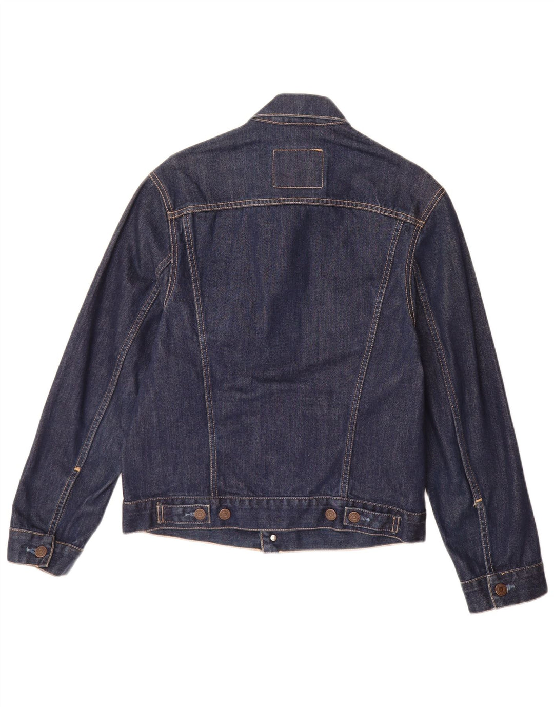 Levi's Mens Denim Jacket UK 36 Small Navy Blue Cotton