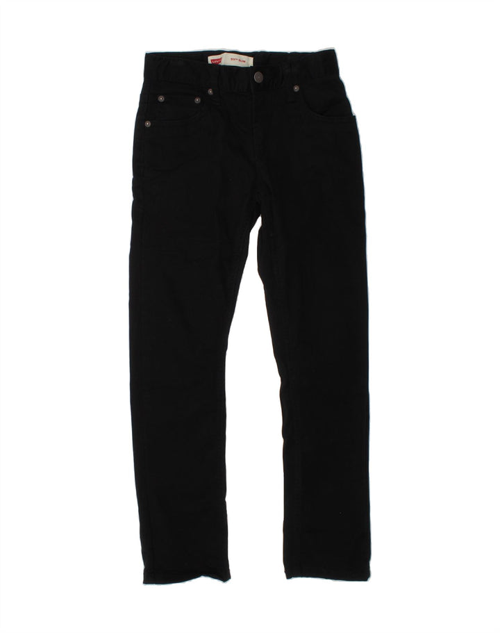 LEVI'S Boys 511 Slim Jeans 9-10 Years W25 L25 Black Cotton Vintage Levi's and Second-Hand Levi's from Messina Hembry 