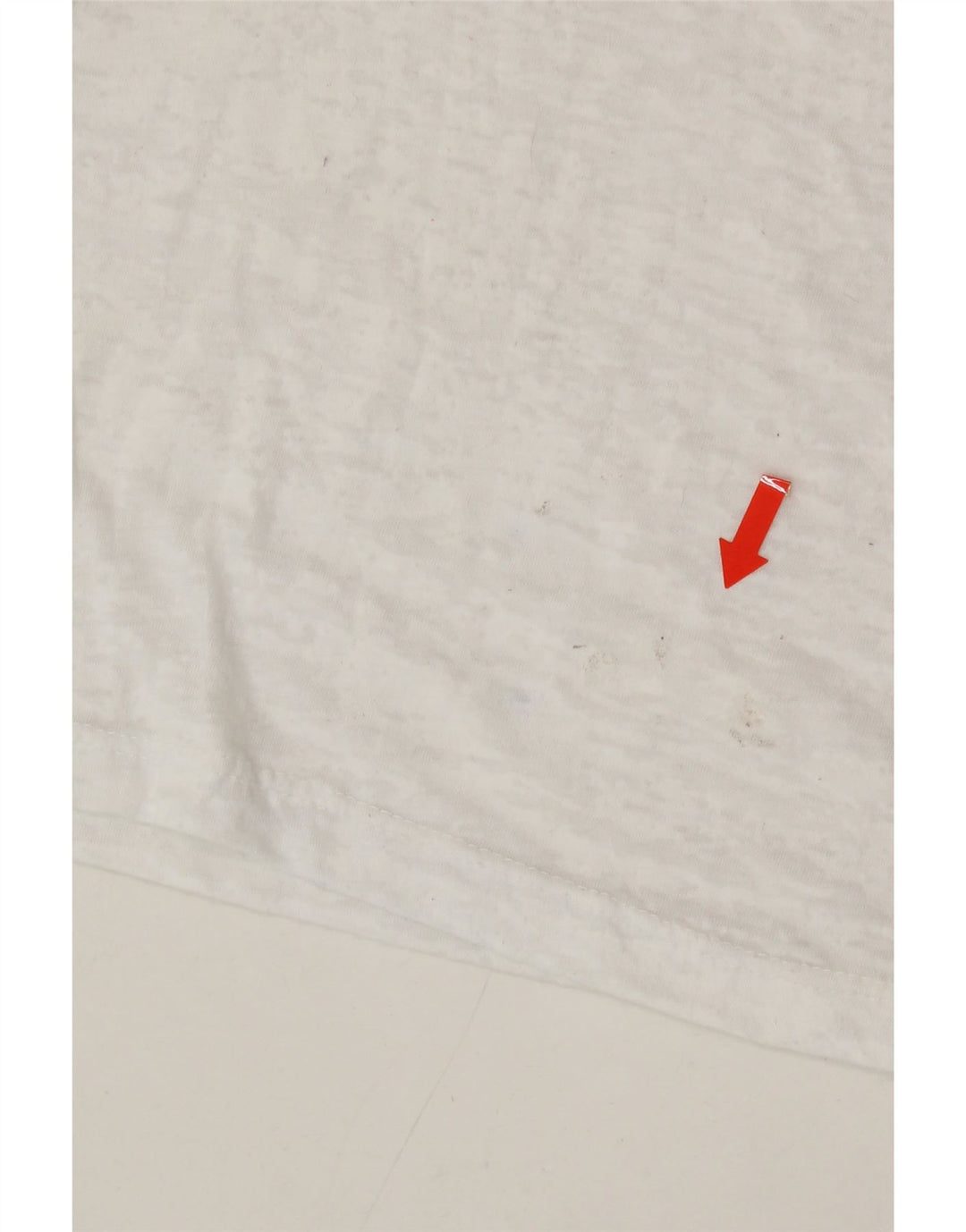 GENUINE MERCHANDISE Womens Graphic T-Shirt Top UK 12 Medium White Vintage Genuine Merchandise and Second-Hand Genuine Merchandise from Messina Hembry 
