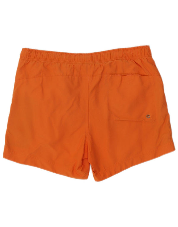 Champion Mens Graphic Swimming Shorts Small Orange Colourblock