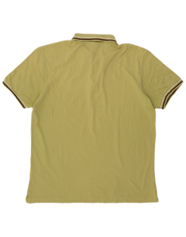 Diadora Mens Polo Shirt XL Green Cotton