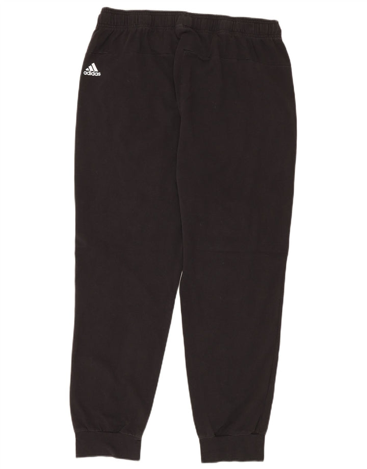 ADIDAS Mens Graphic Tracksuit Trousers Joggers Large  Black