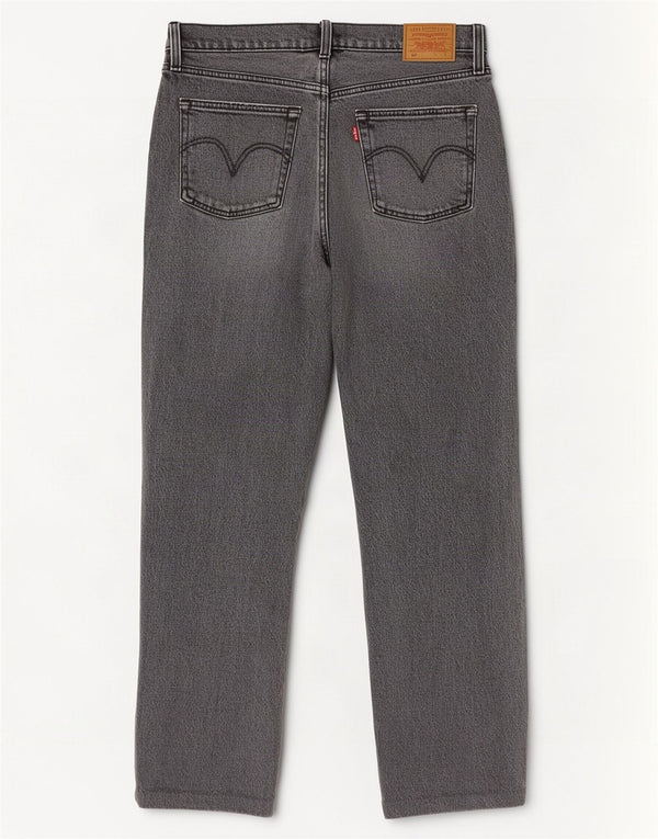 Levi's Mens 501 Straight Jeans W28 L27 Grey Cotton
