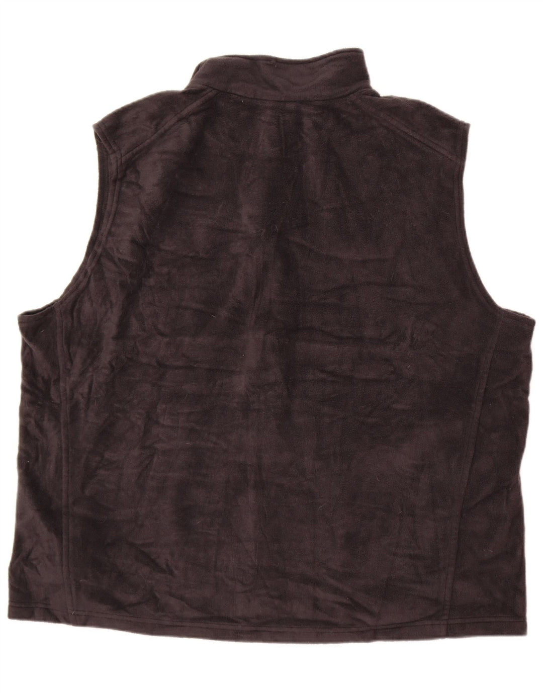 Columbia Mens Fleece Gilet UK 46 3XL Black Polyester