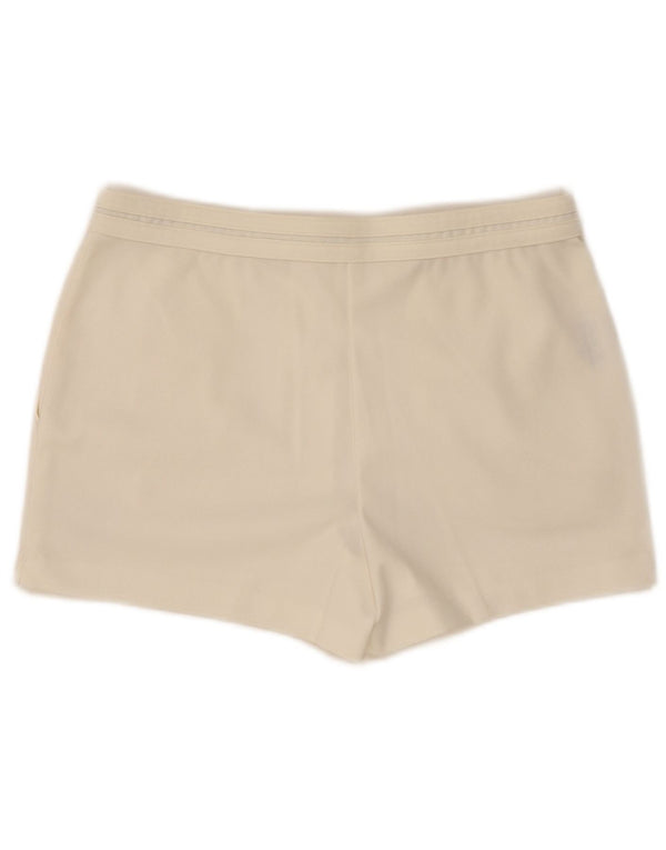 Sergio Tacchini Mens Chino Shorts IT 48 Medium W30 White Polyester
